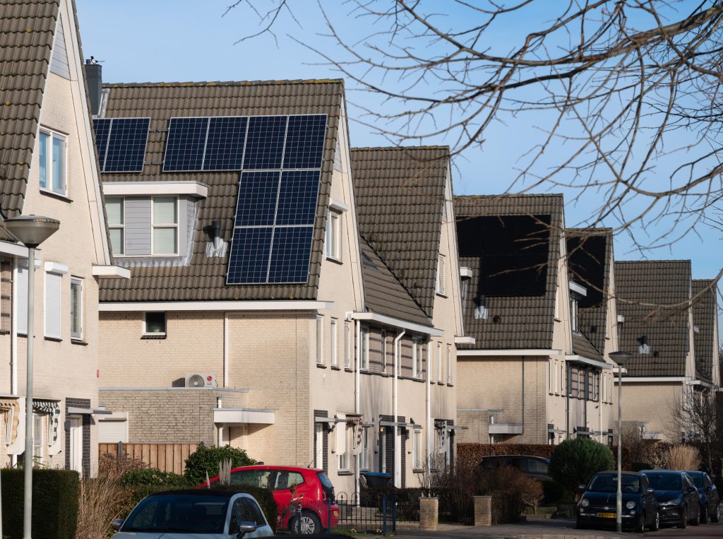een straat in albrandswaard